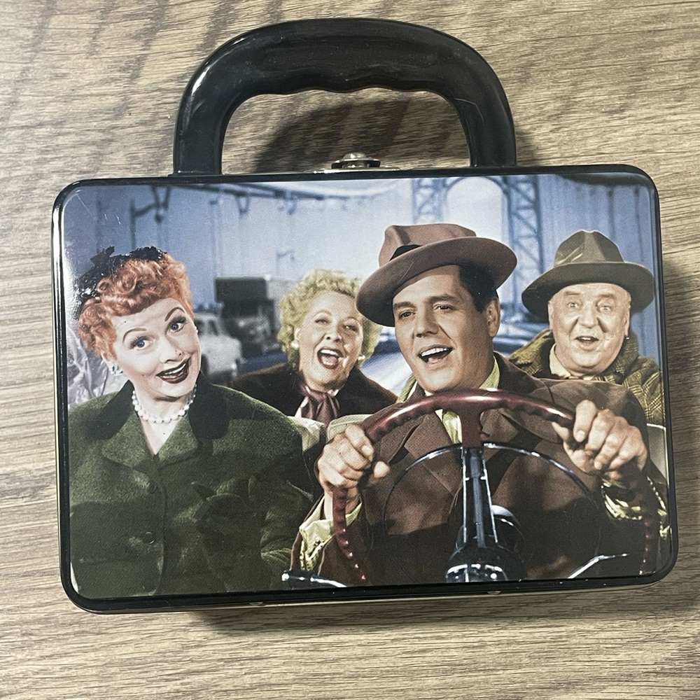 I Love Lucy Tin Box Handle